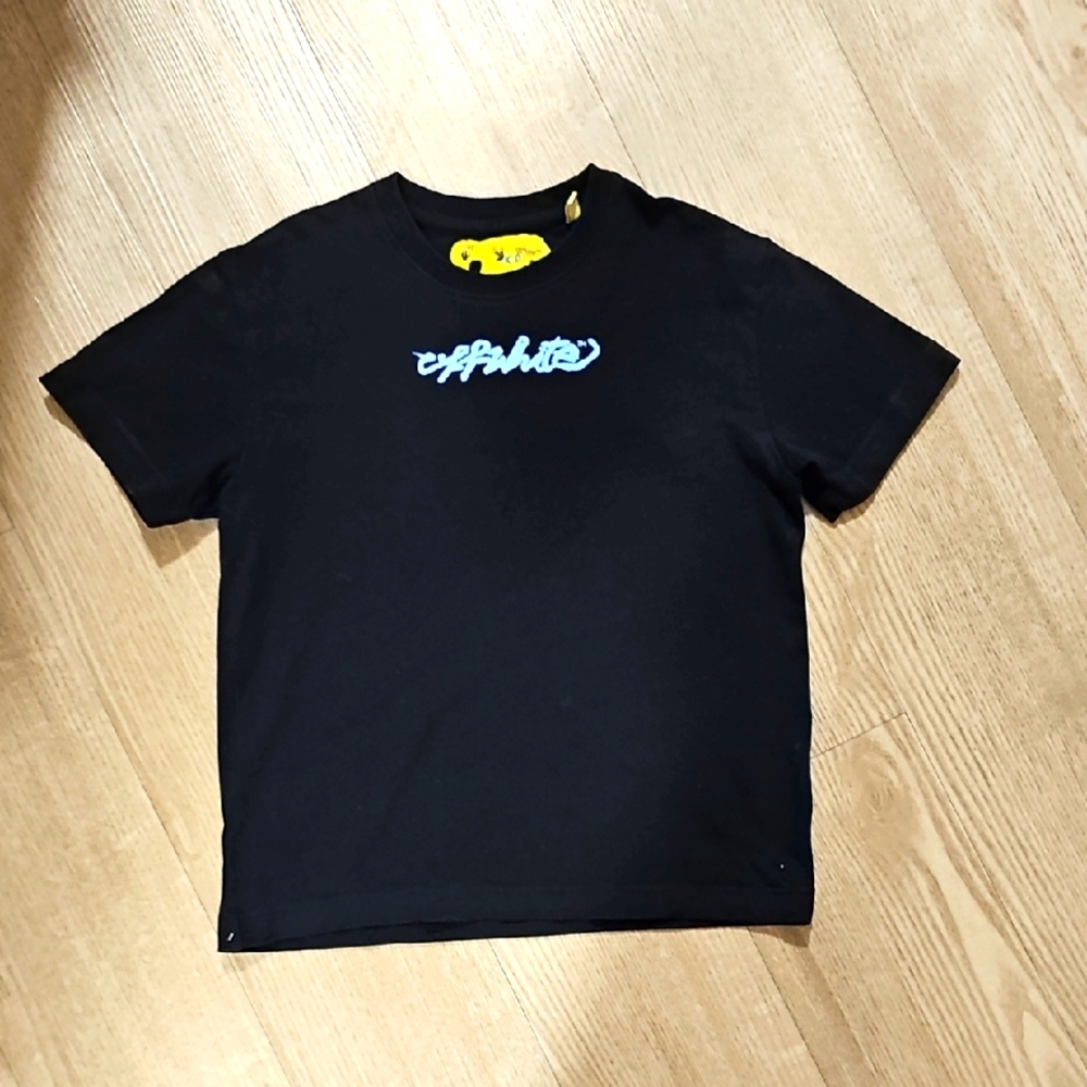 Off-White Black Short Sleeve Tee